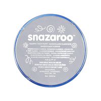 Snazaroo, Light Grey 1118122 Classic Face Paint, 18ml, Medium