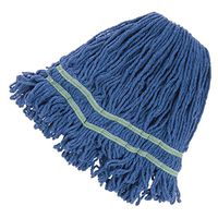 HUBERT Mop Head with 5" Headband 16 oz Blue 4-Ply Blend Premium