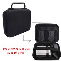GeeekPi SNES Classic Case, Carrying Portable Travel Case for Retroflag NESPI CASE+，SuperPi Case, Travel Storage Bag Fits for 2 Controllers, HDMI Cable and Power Supply