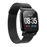 Kooman Smart Watch,Fitness Tracker with Heart Rate Blood Pressure Sleep Monitor Compatible with Android iOS Samsung,Waterproof Activity Tracker, Calorie Pedometer for Men Women (Classical Black)