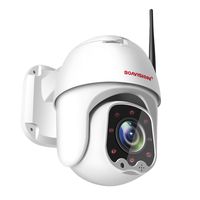 PTZ Camera,BOAVISION WiFi Cameras for Home Security Outdoor Dome Camera 1080P, Wireless IP Camera Onvif, 3.6mm Fixed Lens, 355° Pan/ 90° Tilt, 2-Way Audio,99ft Night Vision P2P CamHi,Support Max 64GB