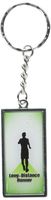Graphics and More Long-Distance Running Long Distance Runner Man Male Boy Keychain Ring (K7186)