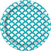 Unique 37204 tableware, 8ct, Teal