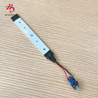 YINJIESHANGMAO 275nm UVC LED Module for DIY UVC Disinfection Lamps with USB Power Supply Board Deep UVC LED Violet Light Sterilization 285nm (Wattage : UVC with USB Board)