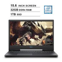 2019 Dell G5 15 5590 15.6 Inch FHD Gaming Laptop (9th Gen Intel Quad Core i5-9300H up to 4.1 GHz, 32GB RAM, 1TB SSD, NVIDIA GeForce GTX 1650, Bluetooth, WiFi, HDMI, Windows 10) (Black)