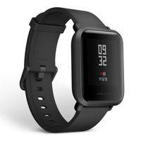 Amazfit Bip Smartwatch with All-Day Heart Rate and Activity Tracking, Sleep Monitoring, GPS, Ultra-Long Battery Life, Bluetooth, US Service and Warranty (A1608 Black)