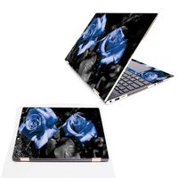 Mightyskins Skin Compatible with Hp Spectre X360 15.6" (2018) - Blue Roses | Protective, Durable, and Unique Vinyl Decal Wrap Cover | Easy to Apply, Remove, and Change Styles | Made in The USA