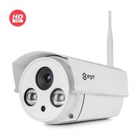 FDT 1080P HD WiFi Bullet IP Camera (2.0 Megapixel) Outdoor Wireless Security Camera FD8902 (White), Plug & Play & Nightvision