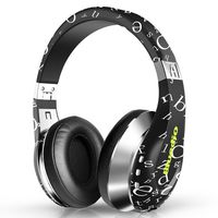 Bluedio A (Air) Stylish Wireless Bluetooth Headphones with Mic (Black)