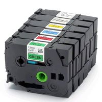 6-Pack Replace TZe Label Tape 12mm 0.47 Inch Standard Laminated Tape for TZe-231 TZe-131 TZe-431 TZe-531 TZe-631 TZe-731 Compatible with Brother P-Touch Label Maker PT-D210 PT-H110 PT-D600, 26.2 Feet