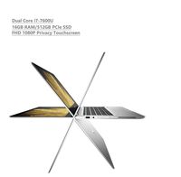 HP Elitebook 1030 X360 G2 2-in-1 13.3" Full HD FHD(1920x1080) Privacy Touchscreen Business Laptop (Intel i7-7600U, 16GB RAM, 512GB PCIe NVMe SSD) Backlit, Thunderbolt, Fingerprint, NFC, Windows 10 Pro