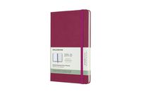 Moleskine Classic 18 Month 2019-2020 Weekly Planner, Hard Cover, Large (5" x 8.25") Snappy Pink