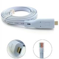 Asunflower 6Ft USB Type C to RJ45 Cisco Console Cable with FTDI Chip for MacBook - RS232 Chip
