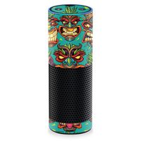 MightySkins Skin Compatible with Amazon Echo - Crazy Tikis | Protective, Durable, and Unique Vinyl Decal wrap Cover | Easy to Apply, Remove, and Change Styles | Made in The USA