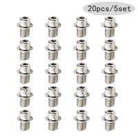 GODSHARK 5 Set Replacement HDD Hard Disk Drive Screws MacBook Pro 13" 15" 17" A1278 A1286 A1297 2009-2012, 20pcs T6 Torx Repair Replacement Notebook Laptop PC Computer SSD Mount