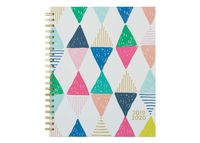 Ampersand for Blue Sky 2019-2020 Academic Year Weekly & Monthly Planner, Hardcover, Gold-Tone Twin-Wire Binding, 8.5" x 11", Harlequin