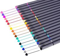 iBayam Journal Planner Pens Colored Pens Fine Point Markers Fine Tip Drawing Pens Porous Fineliner Pen for Bullet Journaling Writing Note Taking Calendar Coloring Art Office School Supplies, 18 Colors