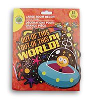 Teaching Tree Motivational Paper Cut-Outs Room Decor - Space Aliens (15 Pieces)