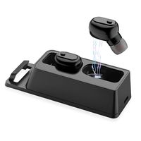 Wireless Earbuds, LNDXING Bluetooth 5.0 Waterproof True Wireless Bluetooth Earbuds Auto Pairing Wireless Headphones, Stereo Hi-Fi Sound Built-in Mic Bluetooth Headset