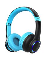 Mpow CH9 Kids Headphones Bluetooth 5.0 LED Light, 14Hours Playing Wireless Foldable Headset w/Mic, Volume Limited 85dB-95dB for PC/Cellphone/TV/School