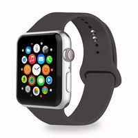 IYOU Sport Band Compatible with Watch Band 38MM 42MM 40MM 44MM, Soft Silicone Replacement Sport Strap Compatible with 2018 Watch Series 5/4/3/2/1(Cocoa,38MM, M/L)