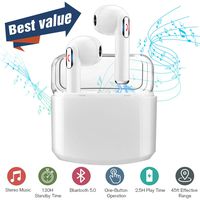 Bluetooth Earbuds Wireless Earphones Stereo Wireless Earbuds with Microphone/Charging Case Bluetooth in Ear Earphones Sports Earpieces Compatible iOS Samsung Android Phones
