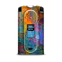 IT'S A SKIN Decal Vinyl Wrap for VooPoo VMate 200w Mod Vape Sticker Sleeve Cover/Color Bubbles Splash Drip