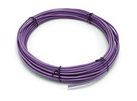 THE CIMPLE CO - Solid Copper Grounding Wire - Proudly Made in America - Ground Protection Satellite Dish Off-Air TV Signal - UV Jacketed Antenna Electrical Shock # 12 Gauge AWG THHN - Purple 75 FT