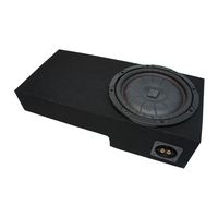 Compatible with 2001-2005 Ford Explorer Sport Trac SUV Kicker CompVT CVT10 Single 10" Sub Box Enclosure - Final 2 Ohm