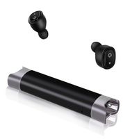 XuBa Headphone Mini Ture Wireless Earbuds Waterproof in Ear Stereo Headset Black