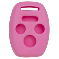 Keyless2Go Silicone Cover Protective Case for 4 Button Remote Keys KR55WK49308 MLBHLIK-1T OUCG8D-380H-A (1 Pack) - Pink