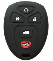 KAWIHEN Silicone Key Fob Cover Case Protector Smart Remote Control Shell Keyless Entry Case Holder Cover For Buick Cadillac Chevrolet CMC Pontiac Saturn KOBGT04A OUC60270 OUC60221 22733524 15913415