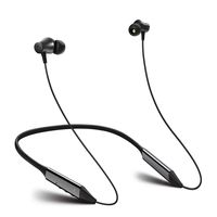 Active Noise Cancelling Wireless Headphones in Ear Magnetic Comfortable Neckband Earbuds Built in Mic for Drive (High+Black)