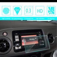 8X-SPEED for Honda XRV 9-Inch 204x111mm Car Navigation Screen Protector HD Clarity 9H Tempered Glass Anti-Scratch, in-Dash Media Touch Screen GPS Display Protective Film