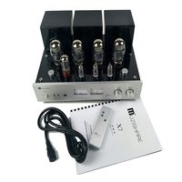 MUZISHARE X7 KT88 x4 Vacuum Tube Push-Pull Integrated Amplifier Power amp & Headphone Amplifier with MM Phono AMP with Remote (100V-240V)