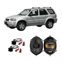 Compatible with Ford Escape 2001-2012 Rear Door Factory Replacement Speaker Harmony HA-R68 Speakers