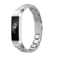 Greeninsync Compatible with Fit Bit Alta HR Bands and Fit Bit Alta Bands,Stainless Steel Jewelry Bracelet Band for Fit Bit Alta HR and Fit Bit Alta Smartwatch Fitness Tracker for Women Men Girls Boys