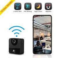 Spy Camera Wireless Hidden Camera Mini WiFi Nanny Cam Security Camera 72 Days Standby with PIR Night Vision Motion Activated via iPhone Android APP