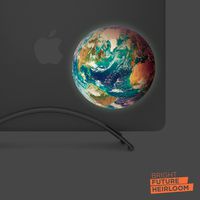 Planet Earth - 5" Glow in The Dark Printed Vinyl Decal - for MacBook, Laptop, Tablet and More!