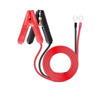 Nilight GA-ACC-01 2 Pcs 30A Alligator Clips Booster Jumper Cable for Car Battery Charging Charger, 6 mm Copper Terminal