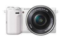 Sony NEX-5TL/W Mirrorless Digital Camera with 16-50mm Power Zoom Lens (White)