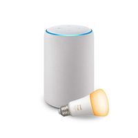 Echo Plus (2nd Gen) with Philips Hue Bulb - Alexa smart home starter kit - Sandstone