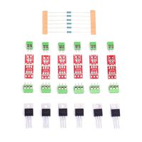 Cylewet 6Pcs RFP30N06LE Logic Level N-Channel Power Mosfet TO-220 Power Control DIY Kit for Arduino (Pack of 6) CYT1069