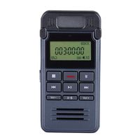 fosa 8GB Memory Digital Voice Recorder Noise Cancelling Phone Recording 90-Hour Audio Recorder with LCD Displey Dictaphone Voice Activated Stereo Recorder for Meetings Lectures Interviews