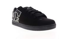 DC Men's Court Graffik Se Skate Shoe, Black/Black/White, 17 M US