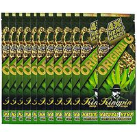 Kingpin Original G Hemp Wraps - 12 Packs (48 Total Wraps)