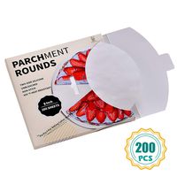 Katbite Parchment Rounds - 200, 9 Inch, 4"5"6"8"10"12" Parchment Paper Rounds Available, Uses for Cake Baking, Air Fryer Liners