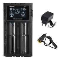 Yeeyum Universal Battery Charger, LCD Display Rapid Charger Smart Charger for 18650 AAA AA Rechargeable Batteries