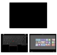 decalrus - Protective Decal Black Skin Sticker for Lenovo ThinkPad T480 (14" Screen) case Cover wrap LEthnkpadT480-90