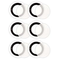 Theater Solutions 65CFG Frames and Grills for 6.5 Inch in Ceiling Speakers 3 Pair Pack